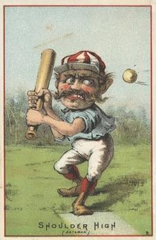 1880 Red Border Baseball Comics (804-15A) #NNO Shoulder High Front