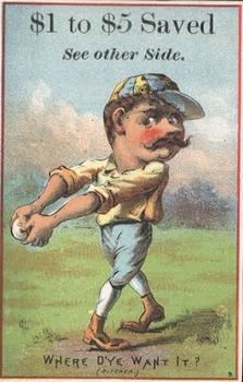 1880 Red Border Baseball Comics (804-15A) #NNO Where D'ye Want It? Front