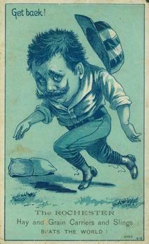 1887 Bluish Green Baseball Comics (H804-17) #NNO Get Back! Front