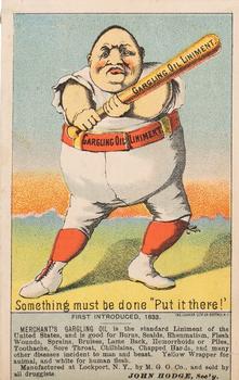 1880 Merchant's Gargling Oil Baseball Comics (H804-7) #NNO Something Must Be Done 