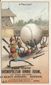 1888 Vertical Brownies Baseball Comics (H804-2) #NNO A 'Panic-er! Front