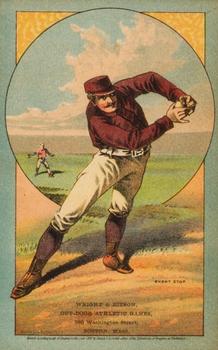 1882 Cosack & Co. Baseball Comics (H804-11) #NNO Short Stop Front