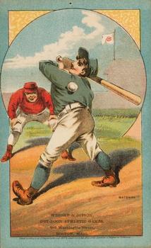 1882 Cosack & Co. Baseball Comics (H804-11) #NNO Batsman Front