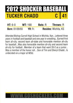2012 Rand Wichita State #NNO Tucker Chadd Back