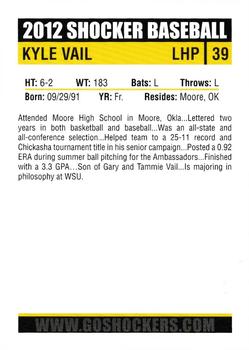 2012 Rand Wichita State #NNO Kyle Vail Back