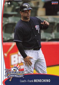 2011 Choice Scranton/Wilkes-Barre Yankees #29 Frank Menechino Front