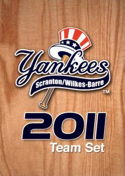 2011 Choice Scranton/Wilkes-Barre Yankees #34 Checklist Front