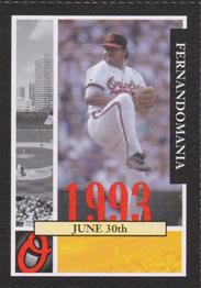 2002 Baltimore Orioles Greatest Moments of Oriole Park at Camden Yards #11 Fernando Valenzuela Front