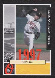 2002 Baltimore Orioles Greatest Moments of Oriole Park at Camden Yards #34 Mike Mussina Front