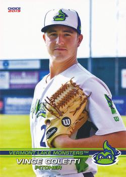 2019 Choice Vermont Lake Monsters #8 Vince Coletti Front
