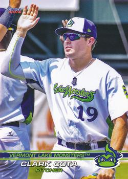 2019 Choice Vermont Lake Monsters #9 Clark Cota Front