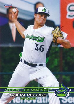 2019 Choice Vermont Lake Monsters #22 Colin Peluse Front