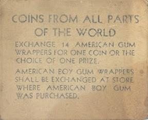 1934 American Boy Gum #NNO Fred Marberry Back