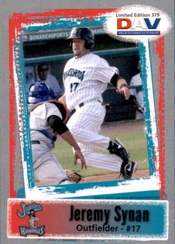 2011 DAV Minor / Independent / Summer Leagues #379 Jeremy Synan Front
