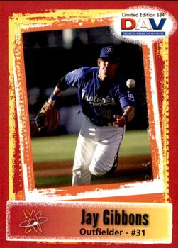 2011 DAV Minor / Independent / Summer Leagues #634 Jay Gibbons Front
