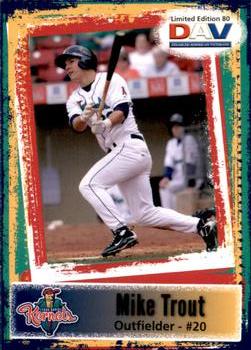 2011 DAV Minor / Independent / Summer Leagues #80 Mike Trout Front