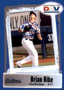 2011 DAV Minor / Independent / Summer Leagues #1016 Brian Rike Front