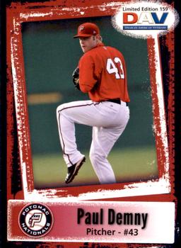 2011 DAV Minor / Independent / Summer Leagues #159 Paul Demny Front