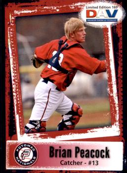 2011 DAV Minor / Independent / Summer Leagues #169 Brian Peacock Front