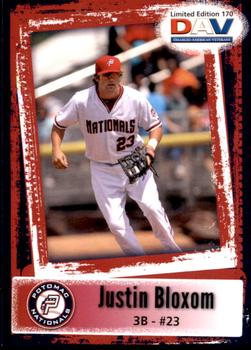 2011 DAV Minor / Independent / Summer Leagues #170 Justin Bloxom Front