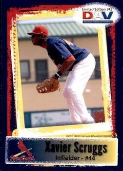 2011 DAV Minor / Independent / Summer Leagues #345 Xavier Scruggs Front