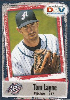 2011 DAV Minor / Independent / Summer Leagues #41 Tom Layne Front