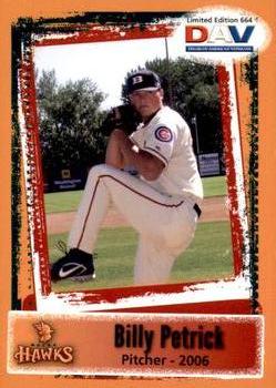 2011 DAV Minor / Independent / Summer Leagues #664 Billy Petrick Front