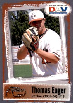 2011 DAV Minor / Independent / Summer Leagues #195 Thomas Eager Front
