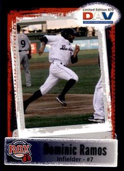 2011 DAV Minor / Independent / Summer Leagues #870 Dominic Ramos Front