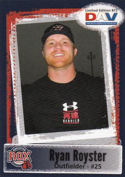 2011 DAV Minor / Independent / Summer Leagues #872 Ryan Royster Front