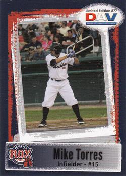 2011 DAV Minor / Independent / Summer Leagues #877 Mike Torres Front