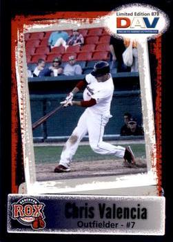 2011 DAV Minor / Independent / Summer Leagues #878 Chris Valencia Front