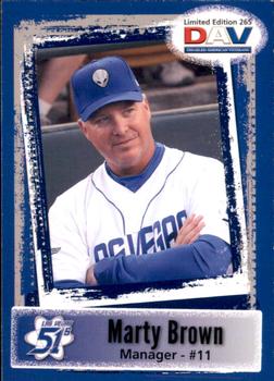 2011 DAV Minor / Independent / Summer Leagues #265 Marty Brown Front