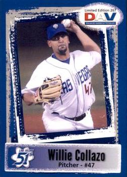 2011 DAV Minor / Independent / Summer Leagues #267 Willie Collazo Front
