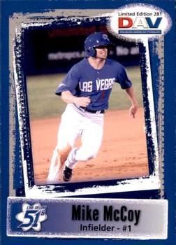 2011 DAV Minor / Independent / Summer Leagues #281 Mike McCoy Front