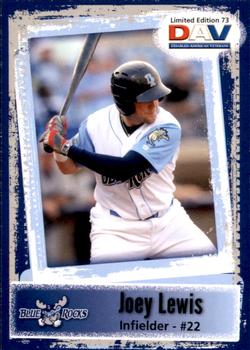 2011 DAV Minor / Independent / Summer Leagues #73 Joey Lewis Front