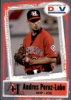 2011 DAV Minor / Independent / Summer Leagues #110 Andres Perez-Lobo Front