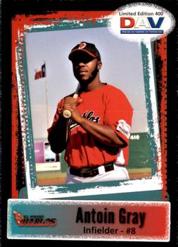 2011 DAV Minor / Independent / Summer Leagues #400 Antoin Gray Front