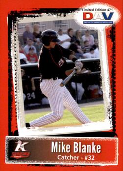 2011 DAV Minor / Independent / Summer Leagues #471 Mike Blanke Front