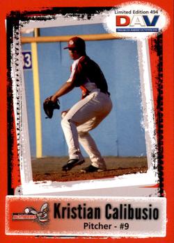 2011 DAV Minor / Independent / Summer Leagues #494 Kristian Calibusio Front