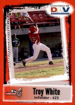2011 DAV Minor / Independent / Summer Leagues #506 Troy White Front