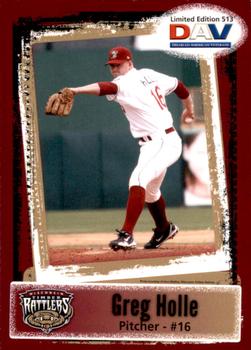 2011 DAV Minor / Independent / Summer Leagues #513 Greg Holle Front