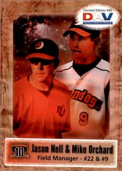 2011 DAV Minor / Independent / Summer Leagues #650 Jason Nell / Mike Orchard Front