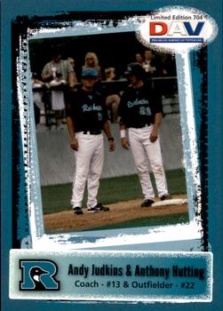 2011 DAV Minor / Independent / Summer Leagues #704 Andy Judkins / Anthony Hutting Front