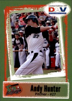 2011 DAV Minor / Independent / Summer Leagues #749 Andy Hunter Front