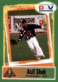 2011 DAV Minor / Independent / Summer Leagues #766 Asif Shah Front