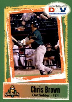 2011 DAV Minor / Independent / Summer Leagues #770 Chris Brown Front