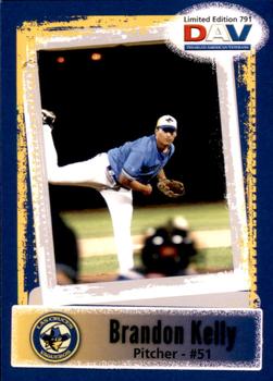 2011 DAV Minor / Independent / Summer Leagues #791 Brandon Kelly Front