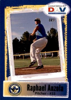 2011 DAV Minor / Independent / Summer Leagues #817 Raphael Anzola Front