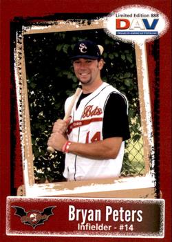 2011 DAV Minor / Independent / Summer Leagues #888 Bryan Peters Front